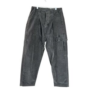 Free People Bay to Breakers Corduroys Gray Size Small